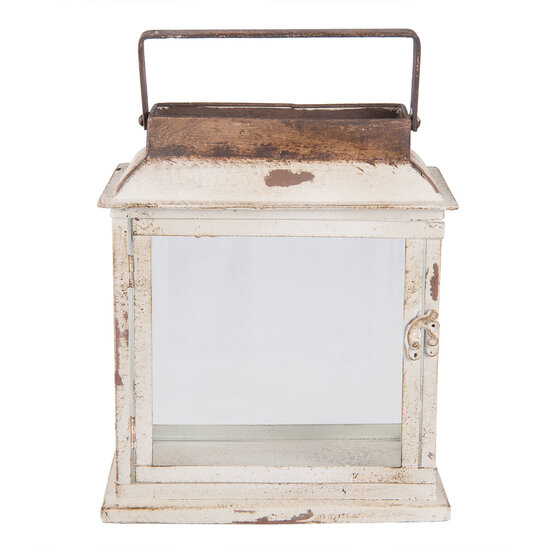 Clayre & Eef | Lantaarn Beige 25x12x30 cm | 6Y2589S