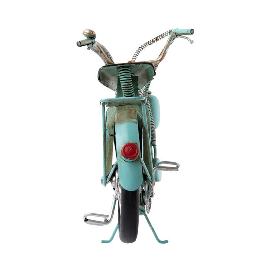Clayre & Eef | Decoratie Miniatuur Motor Blauw 27x9x17 cm | 6Y2455