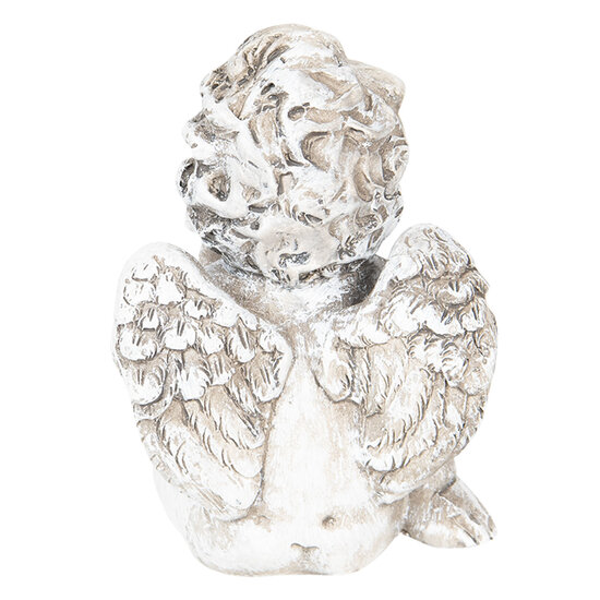 Decoratie engel 9*7*12 cm Grijs | 6PR2705 | Clayre & Eef