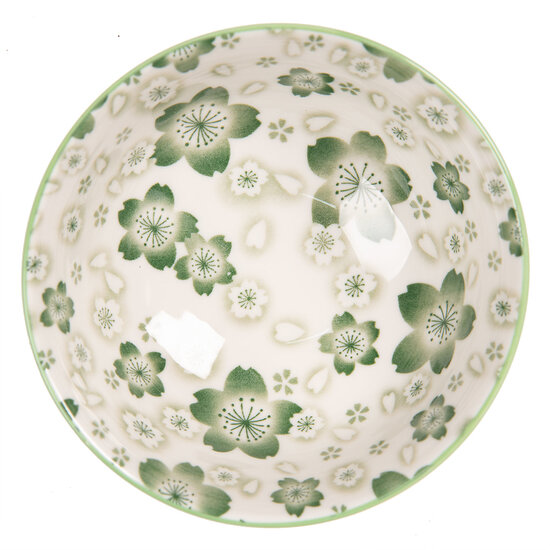 Kom ø 12*6 cm Groen | 6CEPU0049 | Clayre & Eef