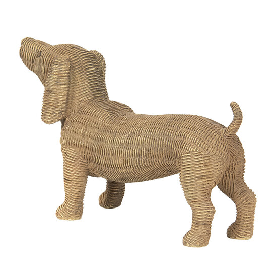 Decoratie hond 39*14*24 cm Bruin | 6PR2924 | Clayre & Eef 1