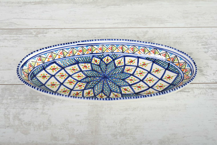 Shebka schaal ovaal 40 cm | OS.AE.40 | Dishes & Deco 1