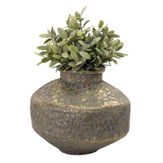 Clayre & Eef | Vaas Goudkleurig ø 27x21 cm | 6Y4528