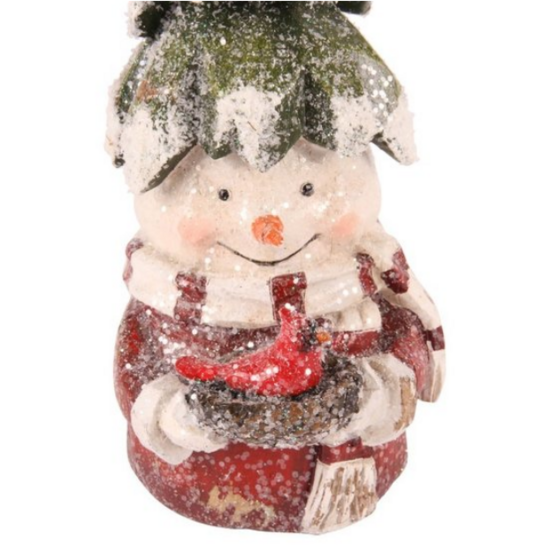 Decoratie sneeuwpop met kerstboom op zijn hoofd 22 cm | Dutch Style | 11264850 1