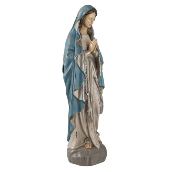 Decoratie beeld Maria 15*11*50 cm Grijs | 6PR1141 | Clayre & Eef 1