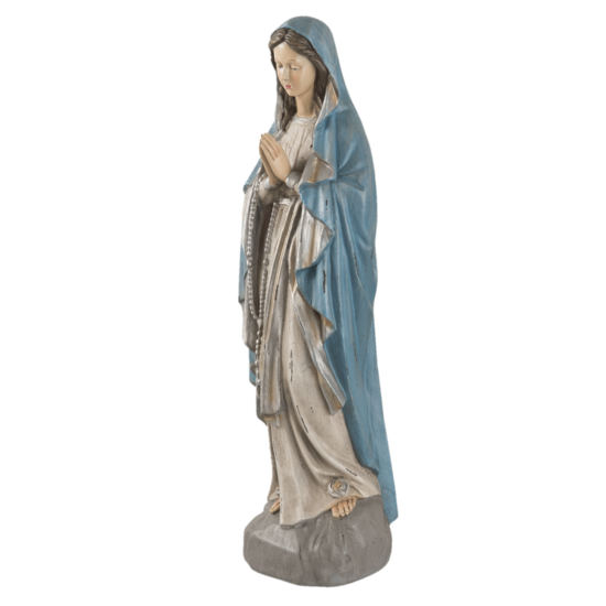 Decoratie beeld Maria 15*11*50 cm Grijs | 6PR1141 | Clayre & Eef 2