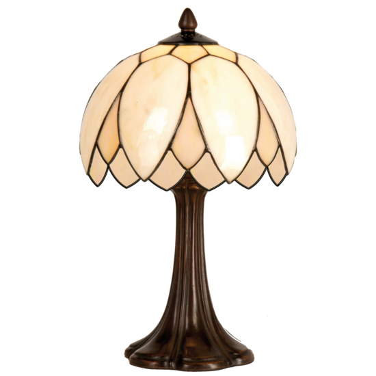 Clayre & Eef | Tiffany Tafellamp Beige, Bruin ø 25x42 cm E14/max 1x60W | 5LL-5135