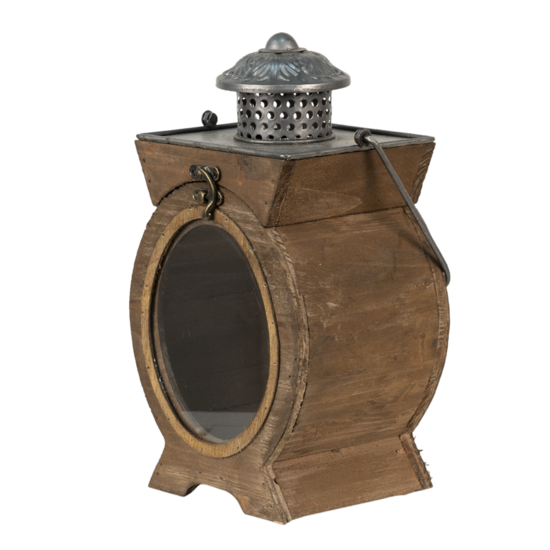 Clayre & Eef | Lantaarn Bruin 16x12x28 cm | 64954