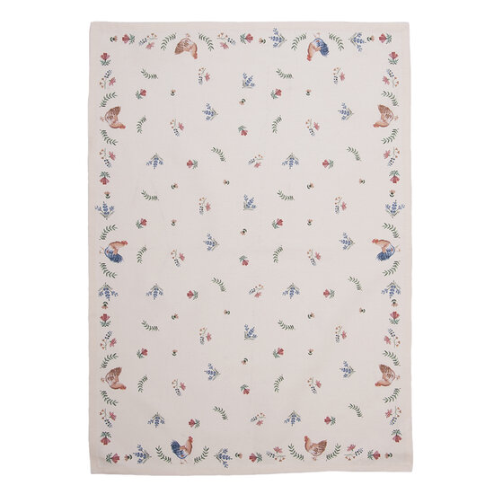 Clayre & Eef | Theedoek Beige 50x70 cm | CAR42