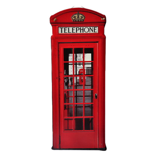 Clayre & Eef | Wanddecoratie Rood, Wit 30x1x75 cm | 5Y1082