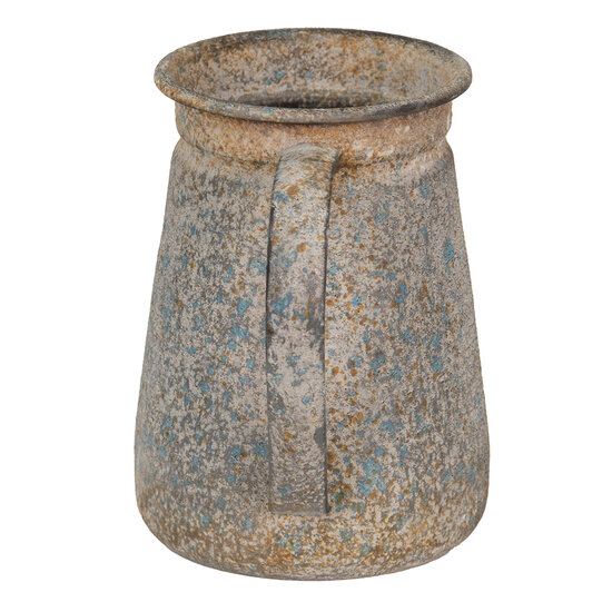 Clayre & Eef | Decoratieve kan Grijs 18x12x16 cm | 6Y4994