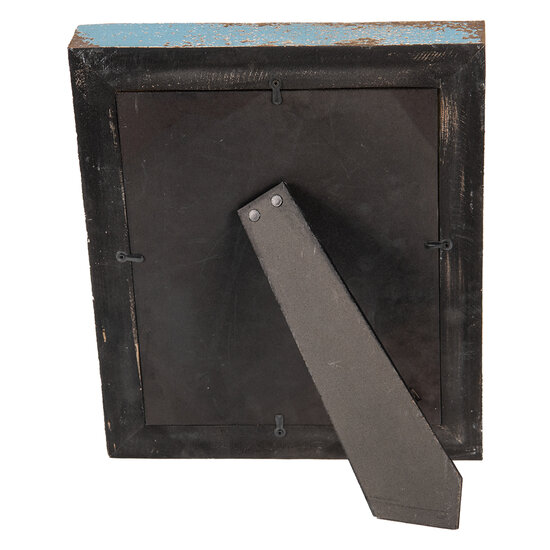 Clayre & Eef | Fotolijst Blauw, Beige 27x6x32 cm / 18x24 cm | 2F0860
