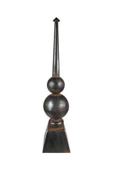 Clayre & Eef | Decoratie Zwart 19x19x89 cm | 5Y1110