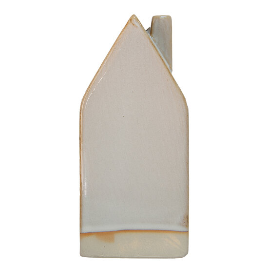 Clayre &amp; Eef   | Decoratie Huisje met LED Beige 7x6x15 cm | 6CE1505