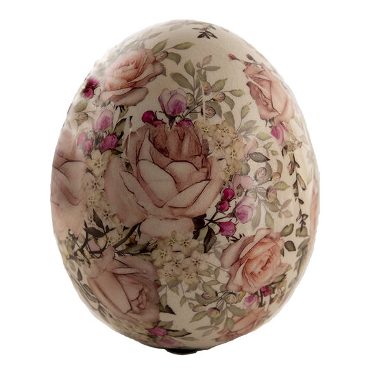 Clayre & Eef | Decoratie Beeld Ei ø 11x14 cm | 6CE1415M