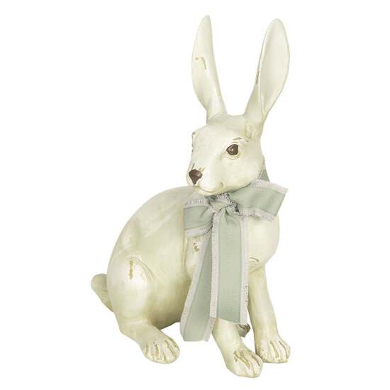 Clayre & Eef | Decoratie Beeld Konijn Meerkleurig 20x11x28 cm | 6PR2607
