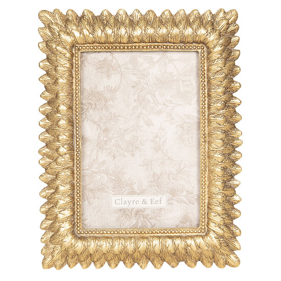 Clayre & Eef | Fotolijst Goudkleurig 16x2x20 cm / 10x15 cm | 2F0607