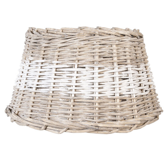 Clayre & Eef | Lampenkap Beige ø 38x22 cm / E27 | 6RO0067BW