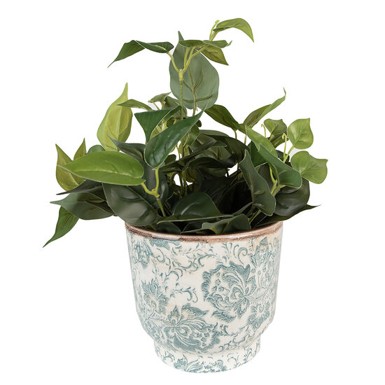 Clayre &amp; Eef   | Bloempot Binnen Groen &oslash; 21x20 cm | 6CE1574L