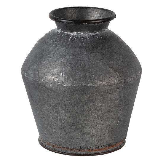 Clayre & Eef | Decoratie Vaas Grijs ø 26x24 cm | 6Y4292