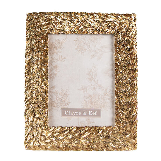Clayre & Eef | Fotolijst Goudkleurig 19x2x24 cm / 13x18 cm | 2F0947