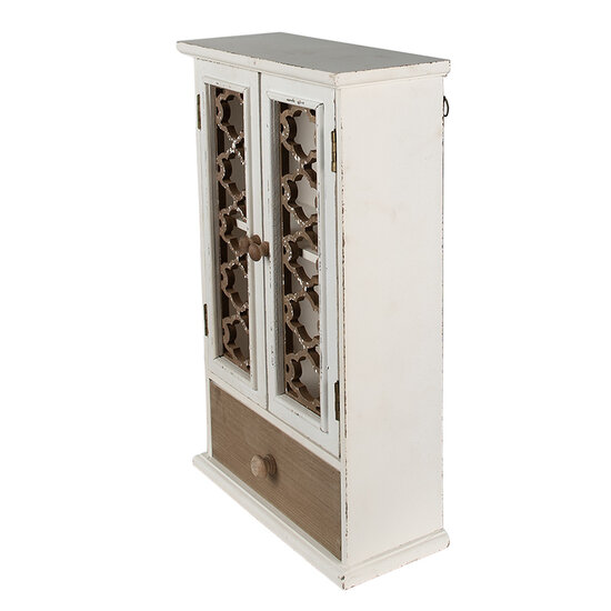 Clayre & Eef | Boekenkast Wit 32x13x51 cm | 6H2183