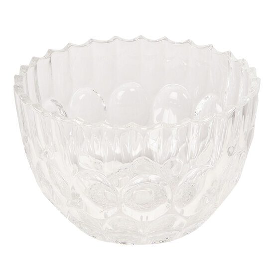 Clayre & Eef | Bonbonniere met deksel Transparant ø 14x17 cm | 6GL2832