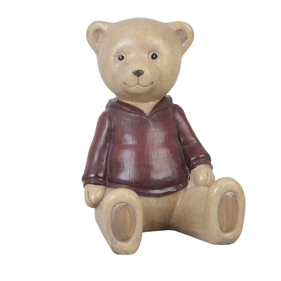 Clayre & Eef | Decoratie Beeld Beer Bruin 8x6x9 cm | 6PR0349