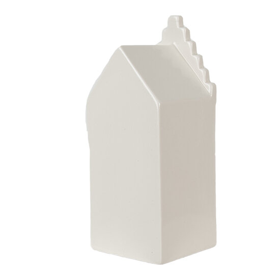 Clayre &amp; Eef   | Decoratie Huisje met LED Beige, Goudkleurig 7x6x16 cm | 6CE1598M