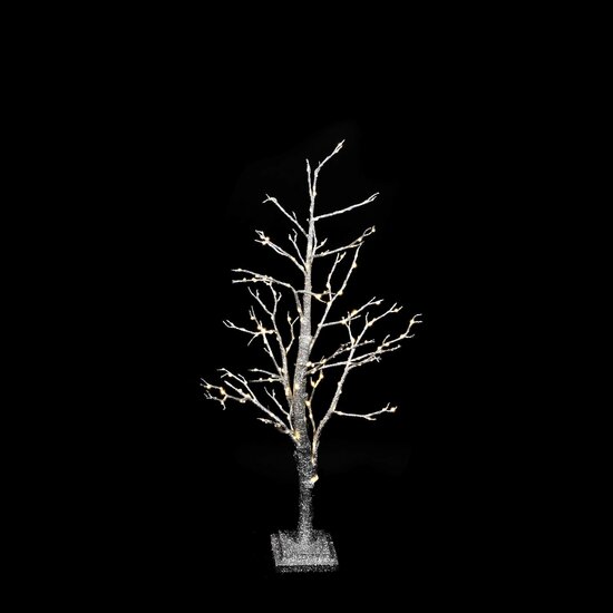 Dekoratief | Decoratieboom 'Silver Glitter', 185 LED, 90cm | A225970