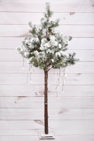 Dekoratief | Decoratieboom 'Snow Pine', 210 LED, 180cm | A225974