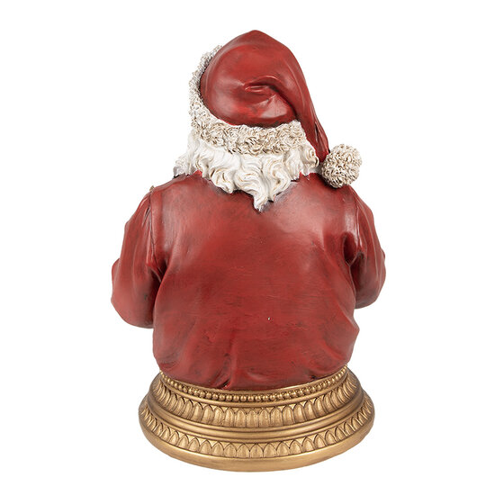 Clayre & Eef | Kerstdecoratie Kerstman Rood 22x18x29 cm | 6PR4908