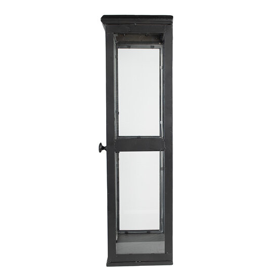 Clayre & Eef | Vitrinekast Zwart 31x21x70 cm | 50702