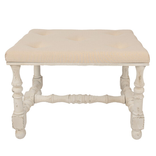 Clayre & Eef | Poef Beige 62x47x46 cm | 5H0666