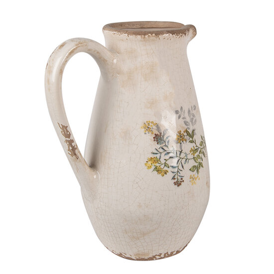 Clayre & Eef | Decoratieve Schenkkan Beige 17x13x22 cm | 6CE1606M