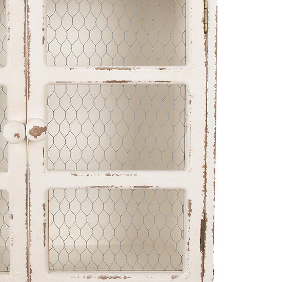 Clayre & Eef | Wandkast Wit 56x23x69 cm | 5H0662