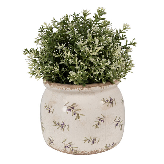 Clayre & Eef | Bloempot Binnen Beige ø 16x13 cm | 6CE1670M