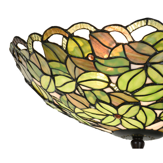 Clayre & Eef | Plafondlamp Tiffany ø 41x24 cm E14/max 2x40W | 5LL-6341