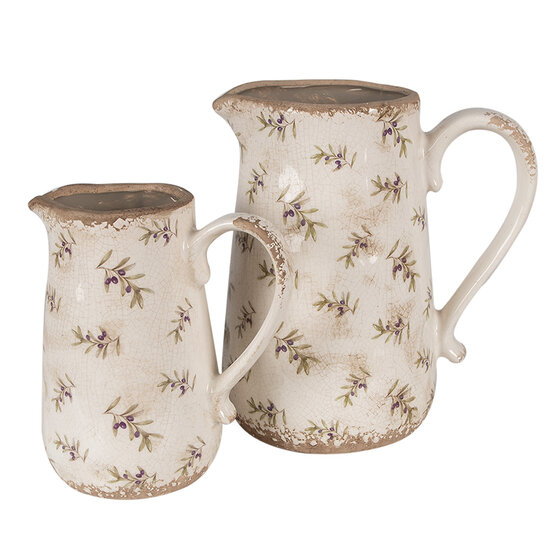 Clayre & Eef | Decoratieve Schenkkan Beige 21x15x23 cm | 6CE1671L