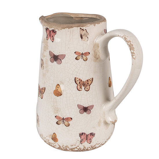 Clayre & Eef | Decoratieve Schenkkan Beige 16x12x18 cm | 6CE1663M