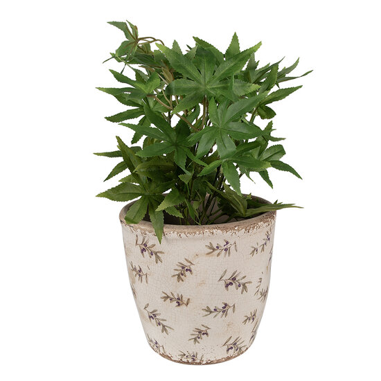 Clayre & Eef | Bloempot Binnen Beige ø 16x16 cm | 6CE1669L