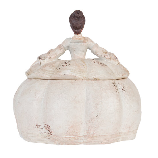 Clayre & Eef | Sieradendoos Dame Beige 22x18x21 cm | 6PR1033