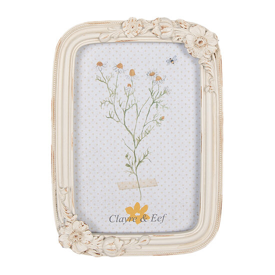 Clayre & Eef | Fotolijst Beige 14x2x19 cm / 10x15 cm | 2F1079