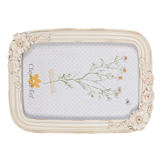 Clayre & Eef | Fotolijst Beige 14x2x19 cm / 10x15 cm | 2F1079