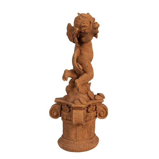 Clayre & Eef | Decoratie engel Bruin 13x13x30 cm | 6PR4075