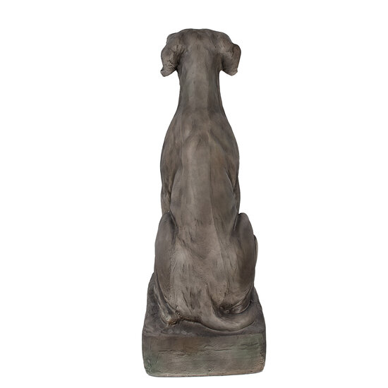 Clayre & Eef | Beeld Hond Grijs 44x26x73 cm | 5MG0044