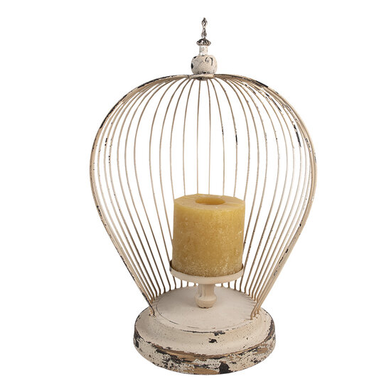 Clayre & Eef | Windlicht Beige Bruin 31x24x45 cm | 6Y5588
