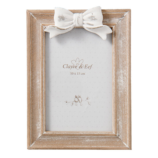 Clayre & Eef | Fotolijst Bruin 14x2x20 cm / 10x15 cm | 2F0482