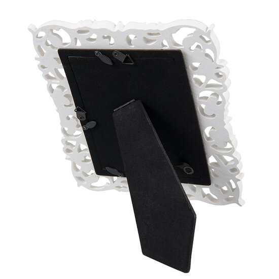Clayre & Eef | Fotolijst Wit 18x2x23 cm / 10x15 cm | 2F0497