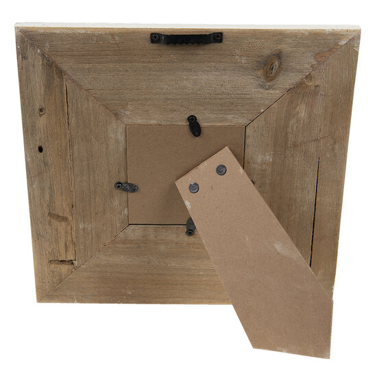 Clayre & Eef | Fotolijst Wit 25x2x25 cm / 9x9 cm | 2F0846